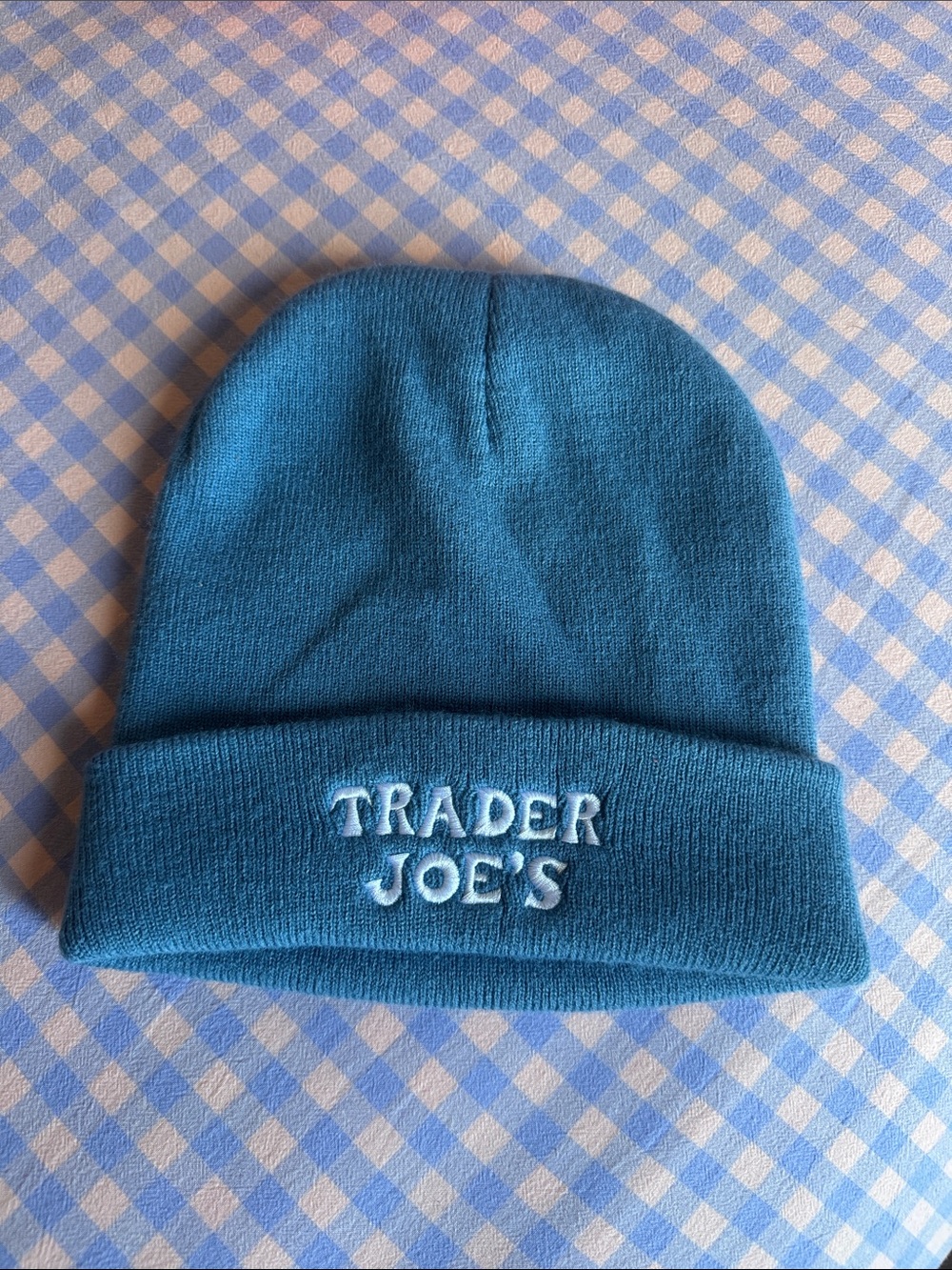 Trader Joe’s Blue beanie